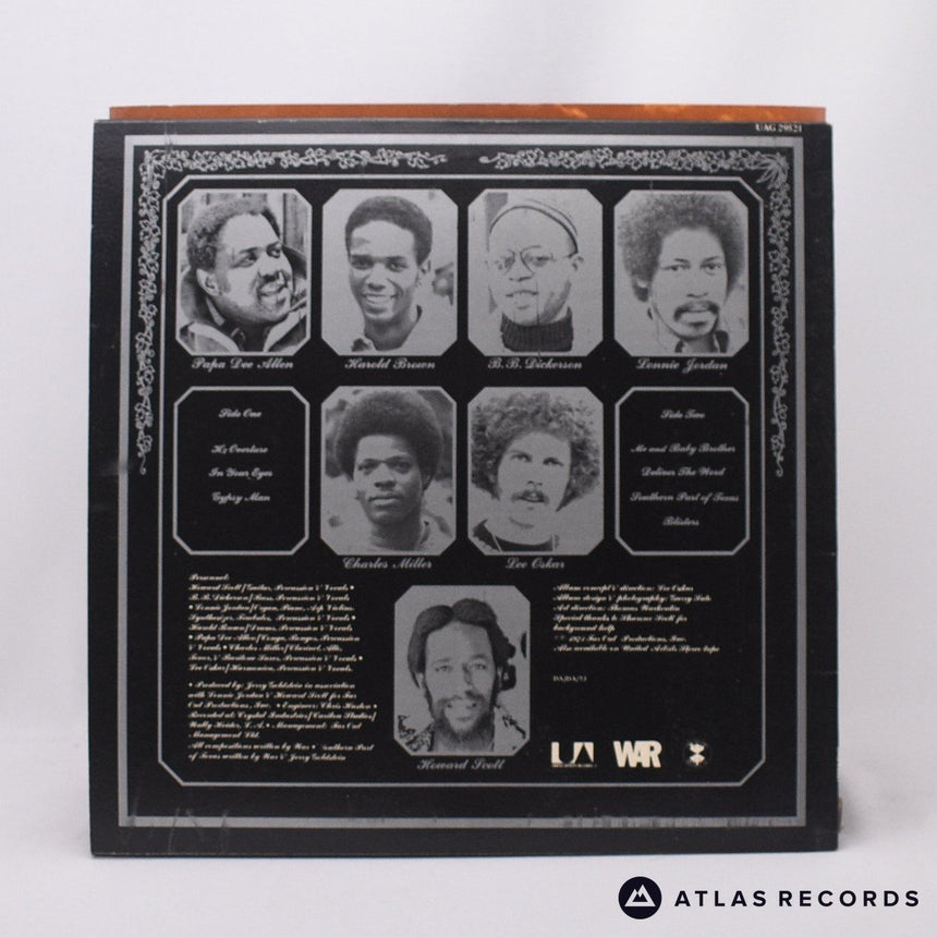 War - Deliver The Word - Die-Cut Sleeve Textured Sleeve LP Vinyl Record - EX/EX