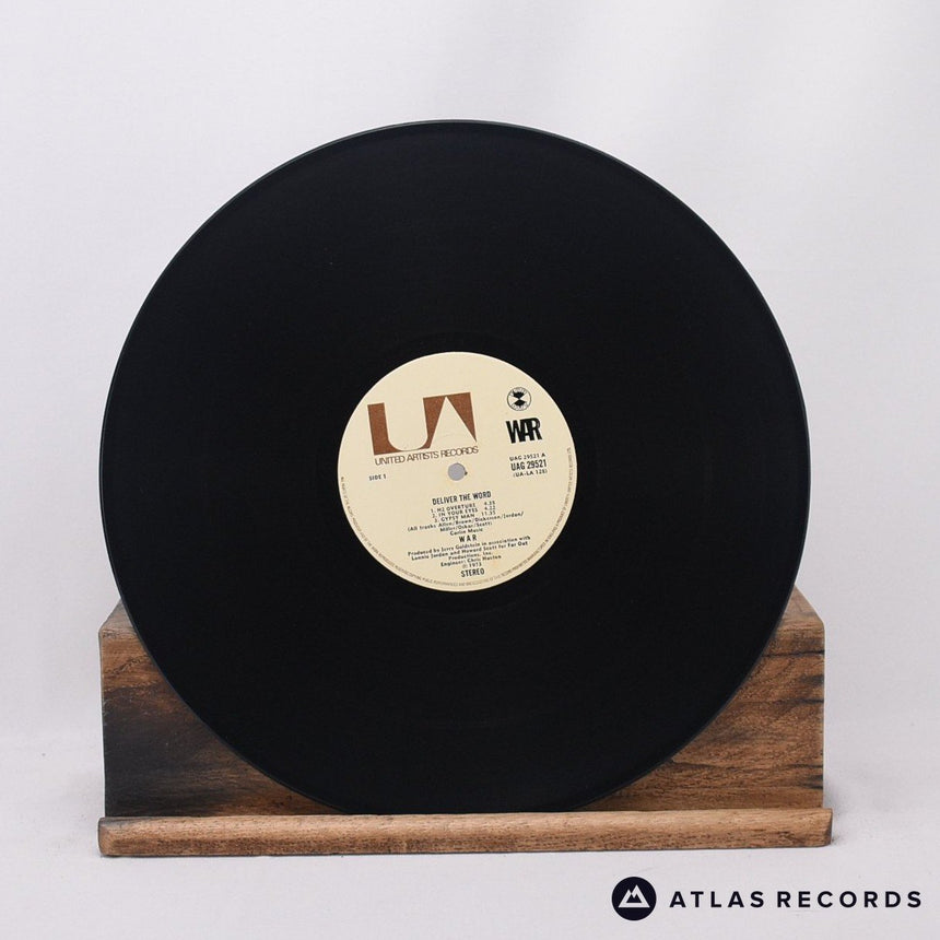 War - Deliver The Word - Die-Cut Sleeve Textured Sleeve LP Vinyl Record - EX/EX