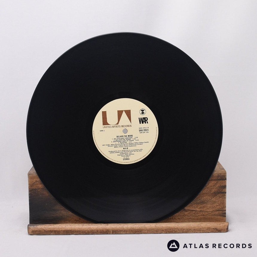 War - Deliver The Word - Die-Cut Sleeve Textured Sleeve LP Vinyl Record - EX/EX