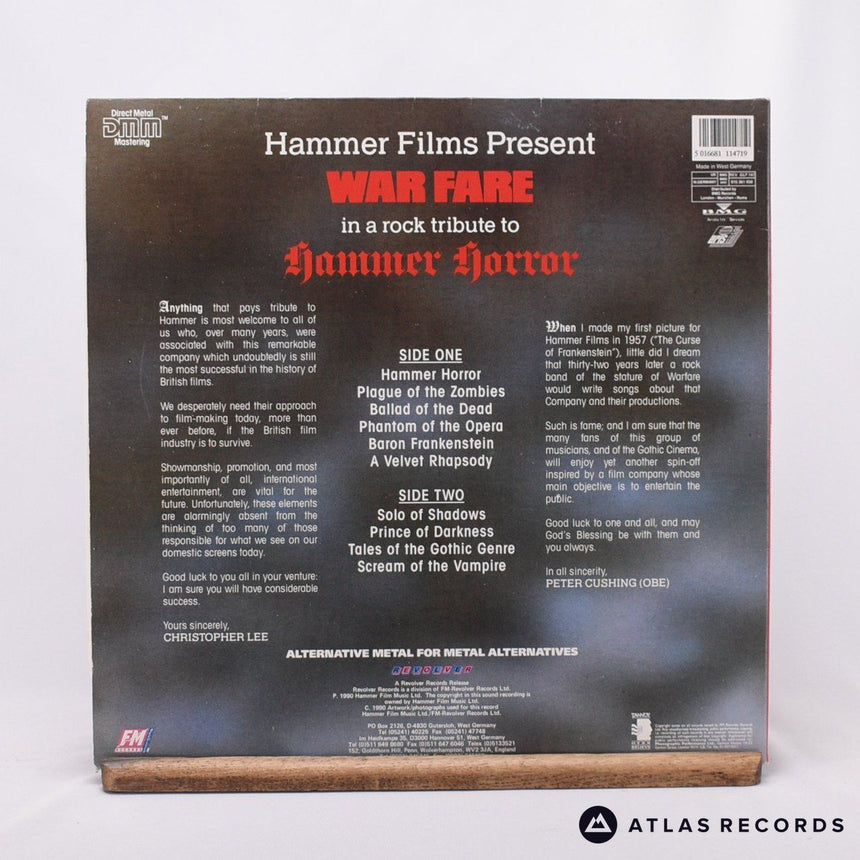Warfare - Hammer Horror - Gatefold A1 B1 LP Vinyl Record - EX/EX
