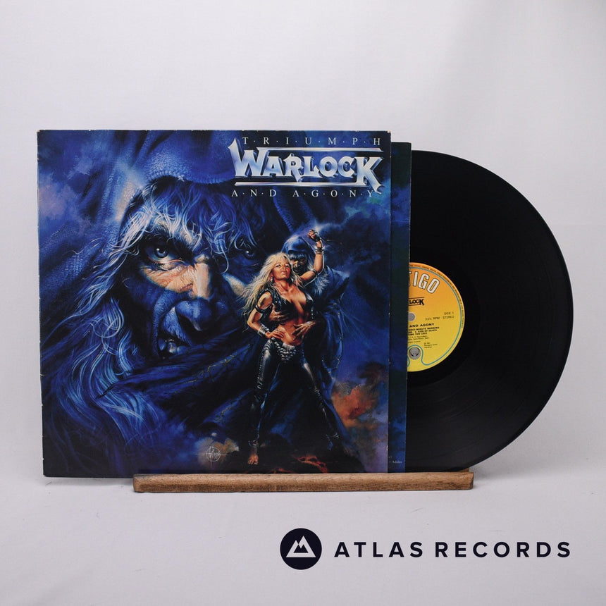 Warlock Triumph And Agony LP Vinyl Record - Front Cover & Record