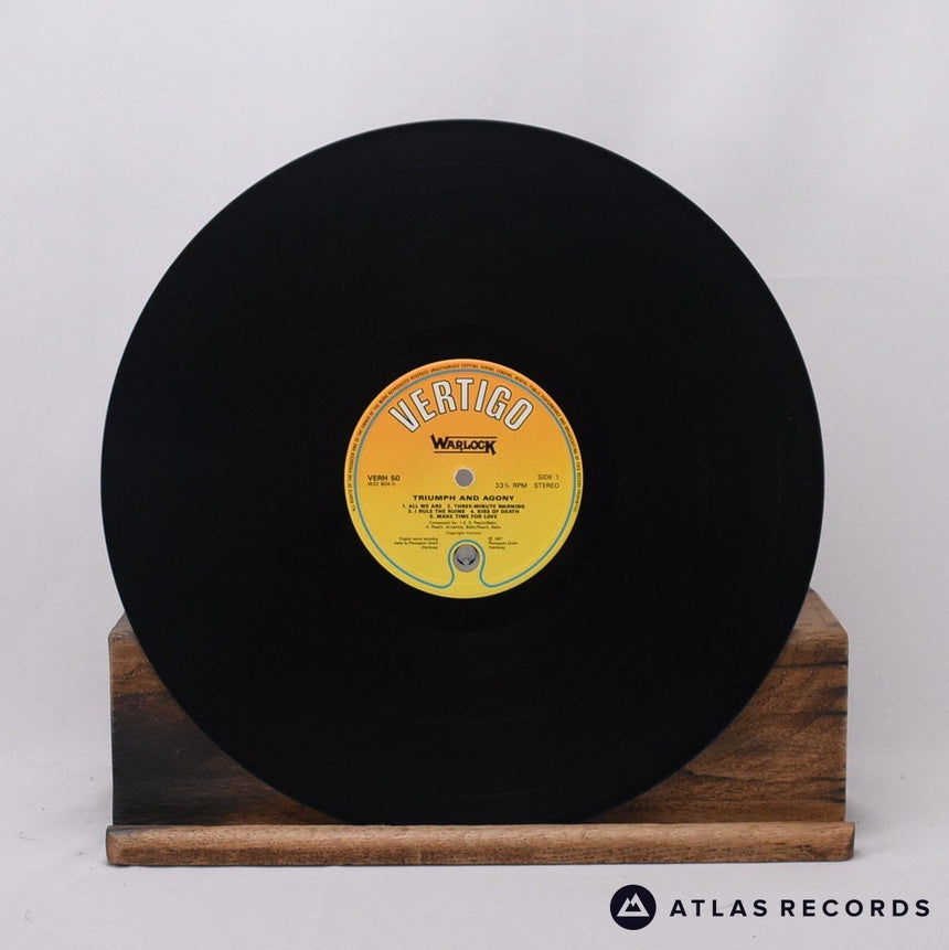 Warlock - Triumph And Agony - LP Vinyl Record - VG+/EX