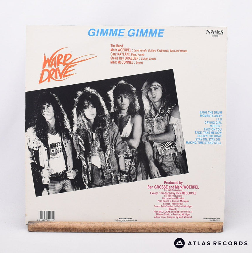 Warp Drive - Gimme Gimme - Mpo LP Vinyl Record - EX/EX