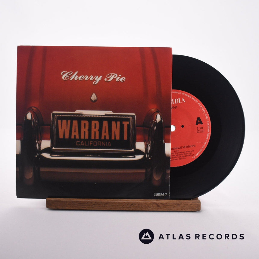 Warrant Cherry Pie 7" Vinyl Record - Front Cover & Record