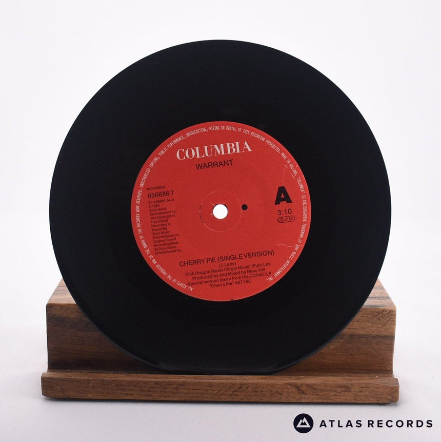 Warrant - Cherry Pie - Reissue 7" Vinyl Record - EX/EX