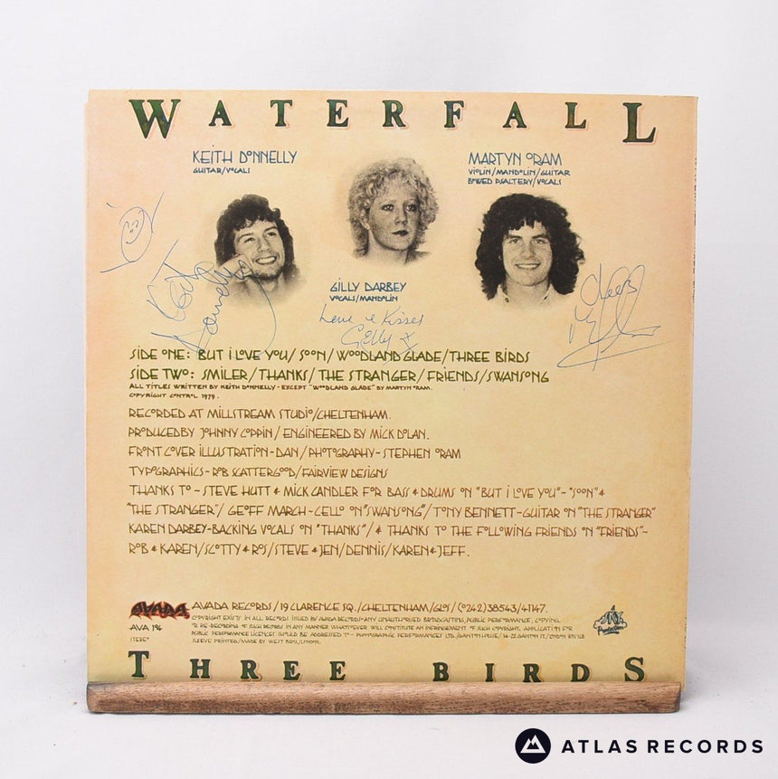 Waterfall - Three Birds - Signed LP Vinyl Record - EX/EX