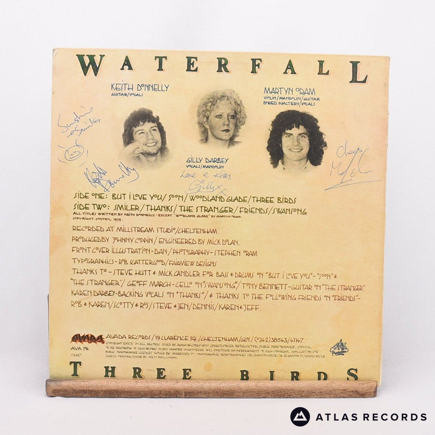 Waterfall - Three Birds - Signed LP Vinyl Record - VG+/EX