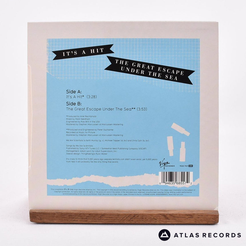 We Are Scientists - It's A Hit - Red Limited Edition 7" Vinyl Record - NM/NM