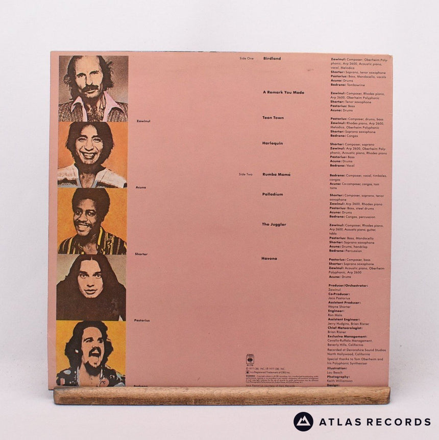Weather Report - Heavy Weather - LP Vinyl Record - VG+/EX