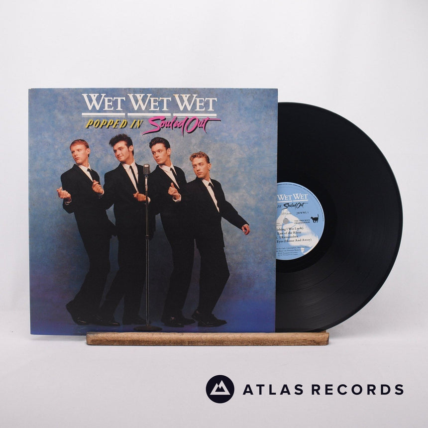 Wet Wet Wet Popped In Souled Out LP Vinyl Record - Front Cover & Record