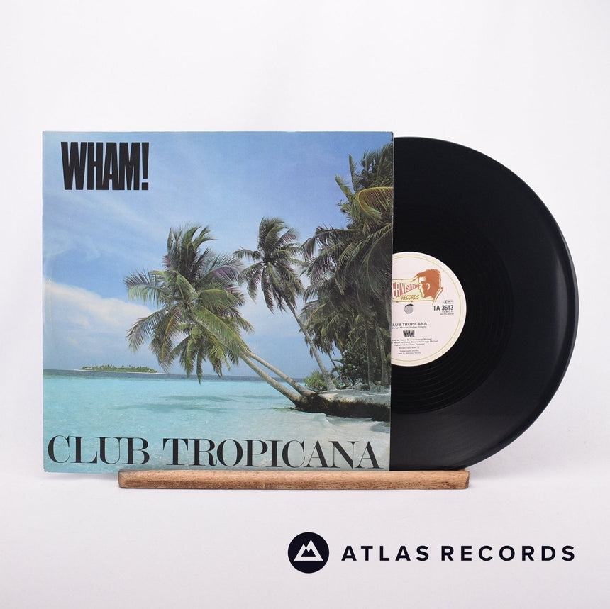 Wham! Club Tropicana 12" Vinyl Record - Front Cover & Record