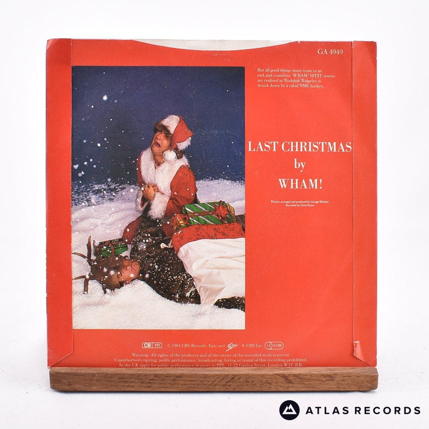 Wham! - Last Christmas - 7" Vinyl Record - VG+/VG+