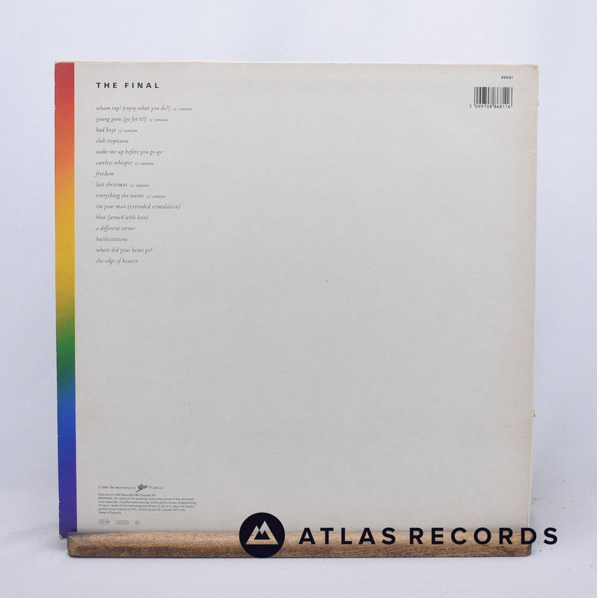 Wham! - The Final - Insert A2 B1 2 x LP Vinyl Record - EX/VG+