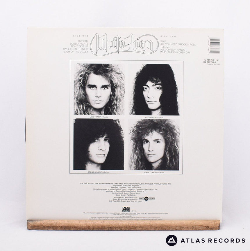 White Lion - Pride - Dmm LP Vinyl Record - EX/EX