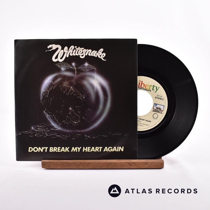 Whitesnake Don't Break My Heart Again 7" Vinyl Record - Front Cover & Record