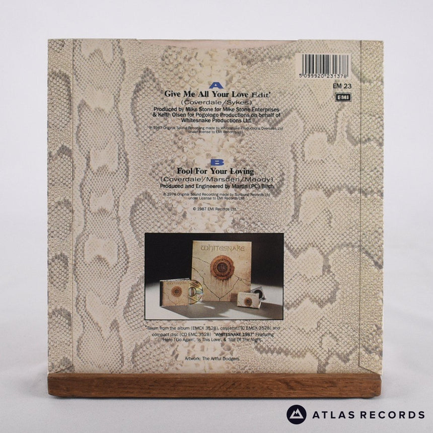 Whitesnake - Give Me All Your Love - 7" Vinyl Record - EX/EX