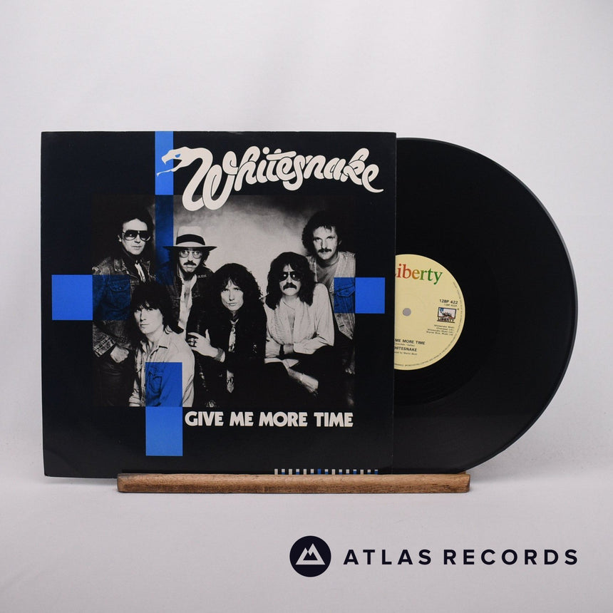 Whitesnake Give Me More Time 12" Vinyl Record - Front Cover & Record
