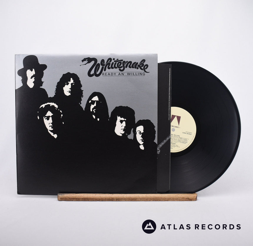 Whitesnake Ready An' Willing LP Vinyl Record - Front Cover & Record