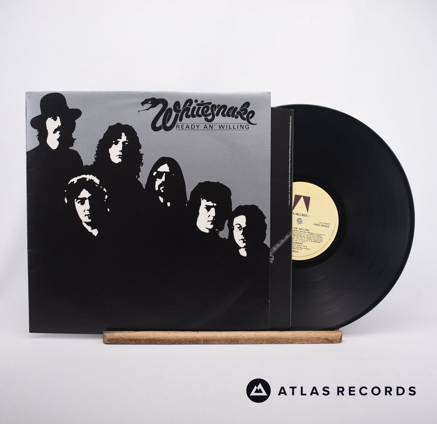 Whitesnake Ready An' Willing LP Vinyl Record - Front Cover & Record