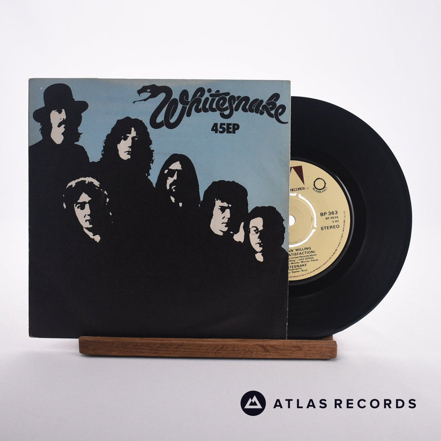 Whitesnake Ready An' Willing 7" Vinyl Record - Front Cover & Record