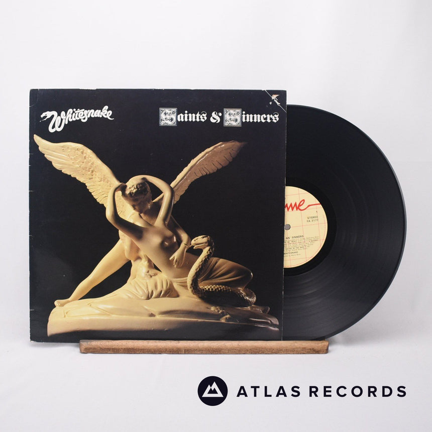 Whitesnake - Saints & Sinners - Reissue LP Vinyl Record - VG+/EX