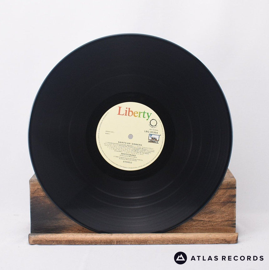 Whitesnake - Saints & Sinners - Insert LP Vinyl Record - EX/EX