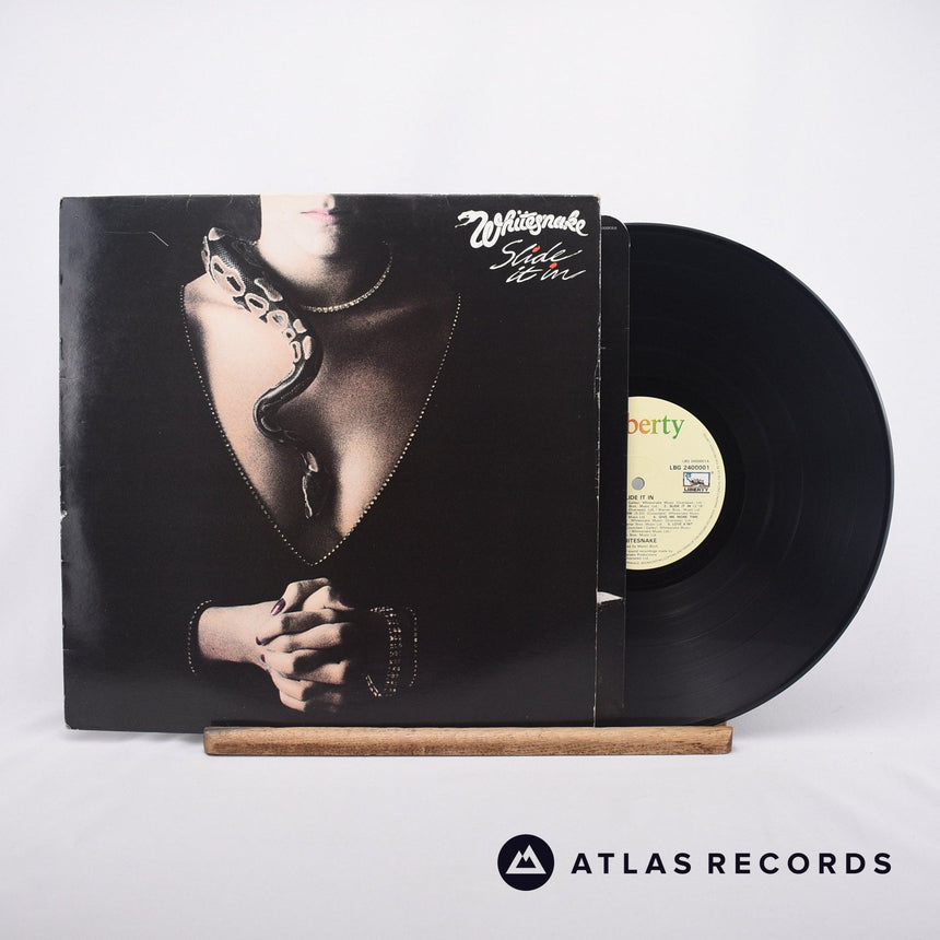 Whitesnake Slide It In LP Vinyl Record - Front Cover & Record