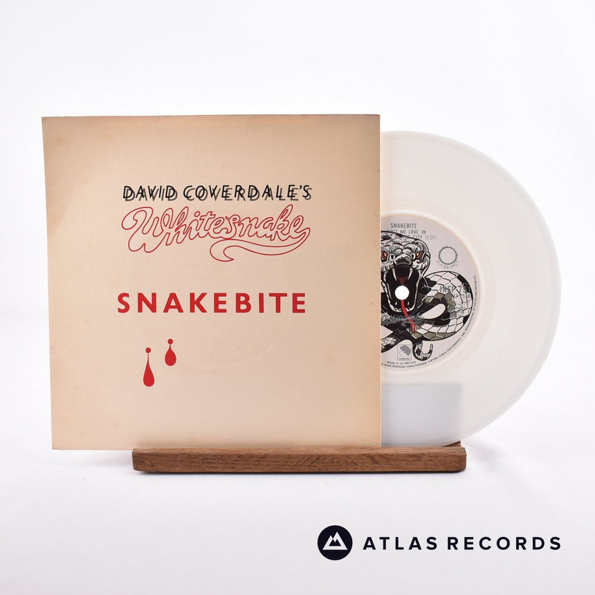 Whitesnake Snakebite 7" Vinyl Record - Front Cover & Record