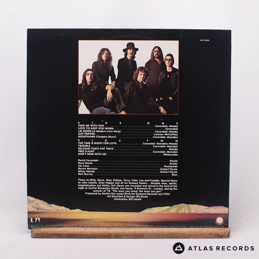 Whitesnake - Trouble - Bilbo Reissue LP Vinyl Record - VG+/EX