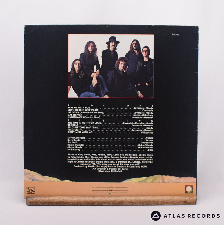 Whitesnake - Trouble - Bilbo Reissue LP Vinyl Record - VG+/EX