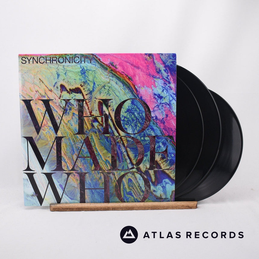 WhoMadeWho Synchronicity 2 x LP + 10" Vinyl Record - Front Cover & Record