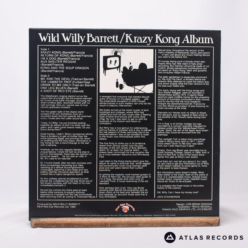 Wild Willy Barrett - Krazy Kong Album - LP Vinyl Record - EX/EX