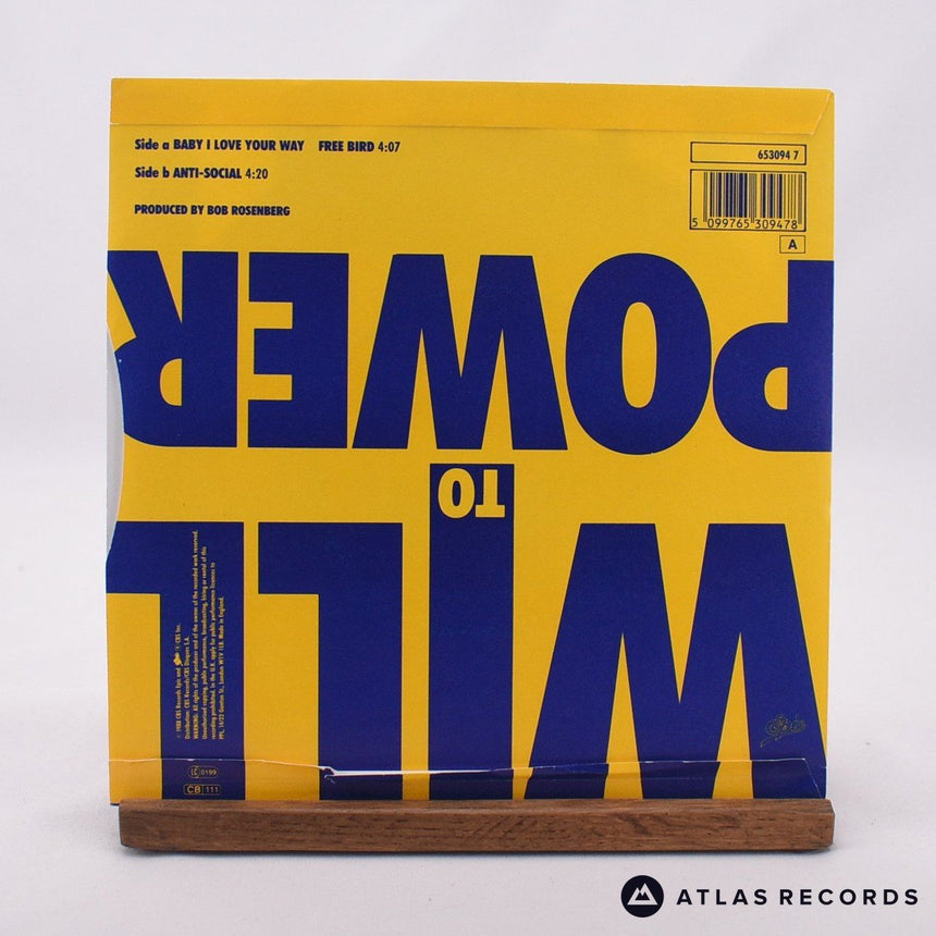 Will To Power - Freebaby - 7" Vinyl Record - EX/EX