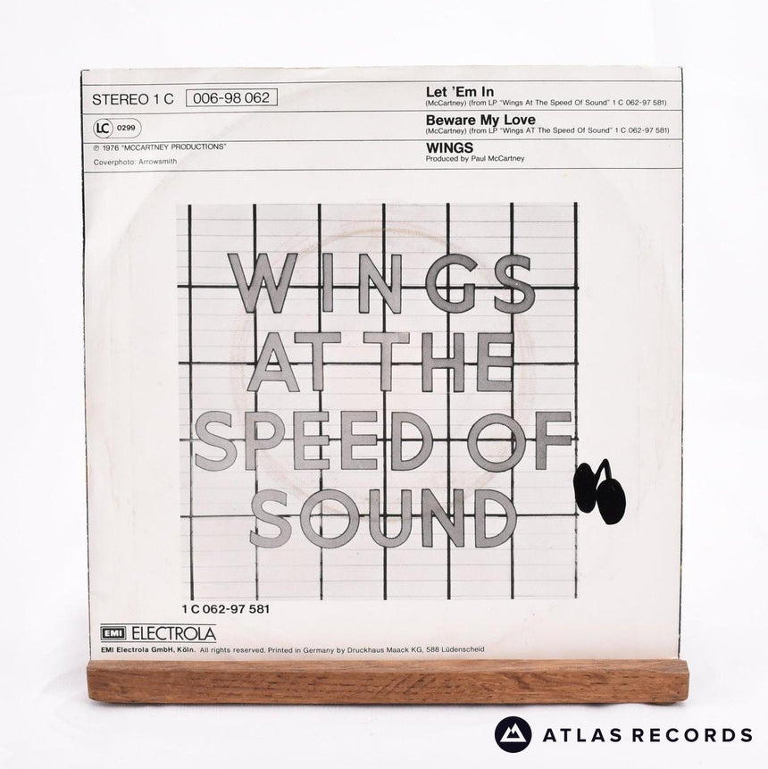 Wings - Let 'Em In - 7" Vinyl Record - VG+/EX