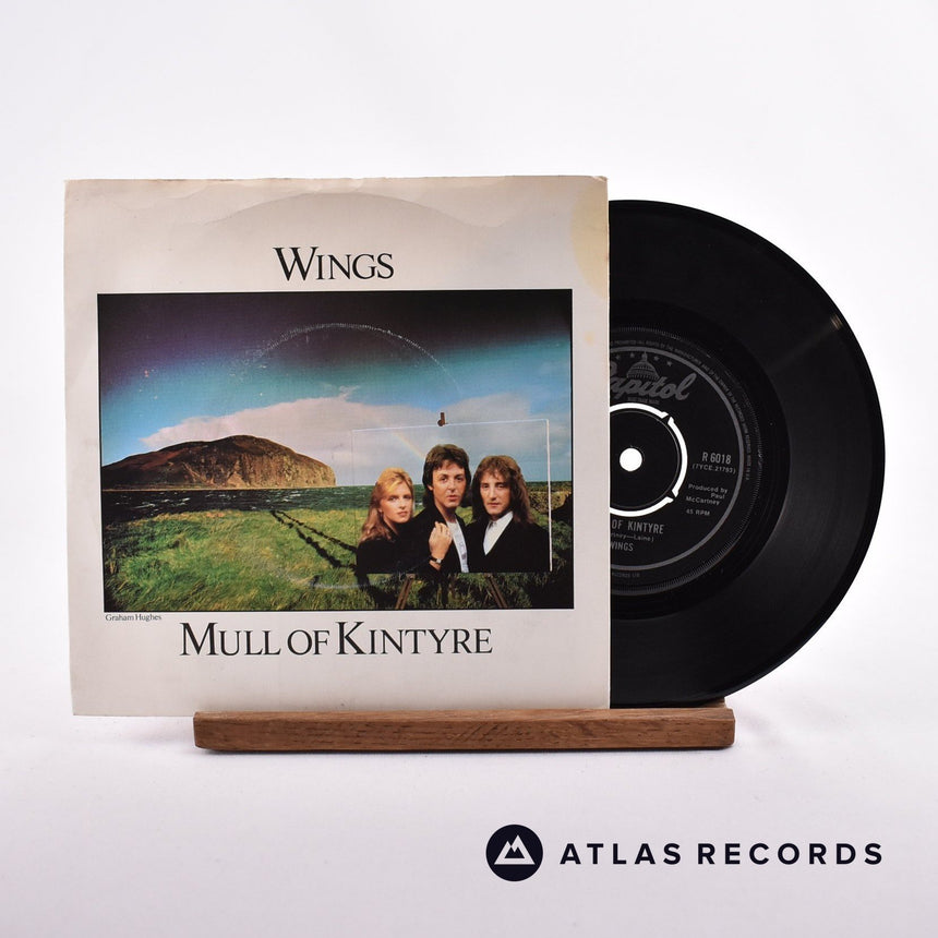 Wings Mull Of Kintyre 7" Vinyl Record - Front Cover & Record