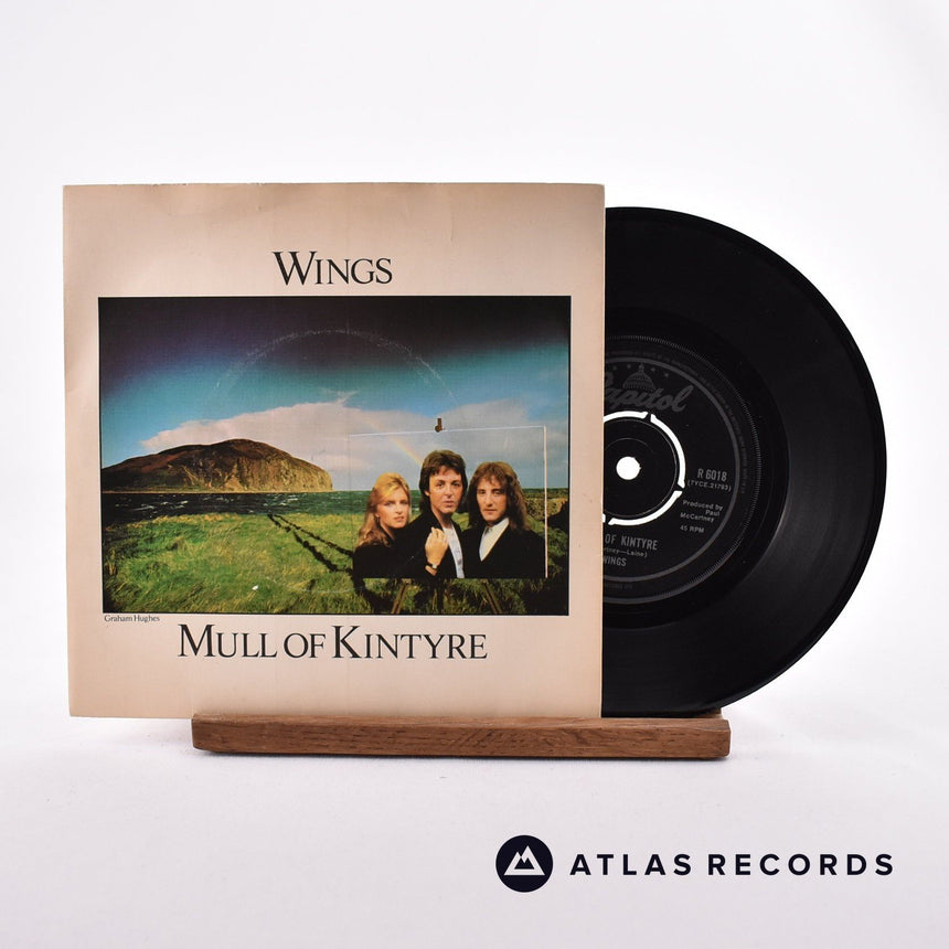 Wings Mull Of Kintyre 7" Vinyl Record - Front Cover & Record