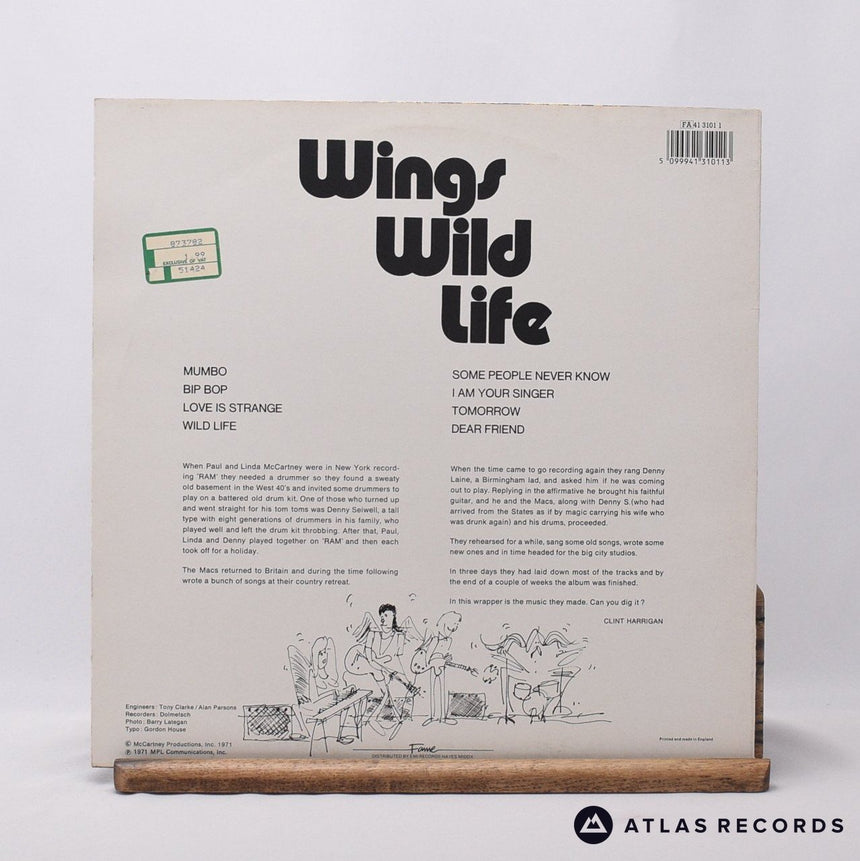 Wings - Wild Life - Reissue. -11 -1 LP Vinyl Record - EX/EX