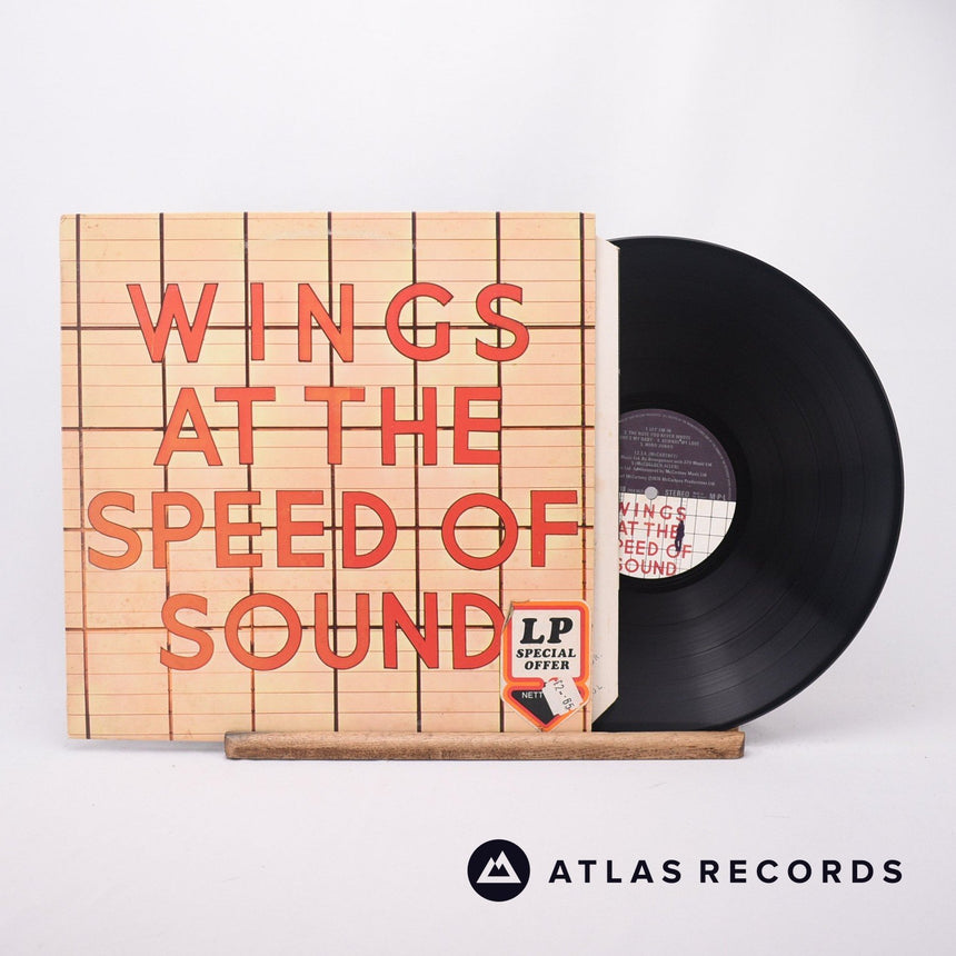Wings Wings At The Speed Of Sound LP Vinyl Record - Front Cover & Record