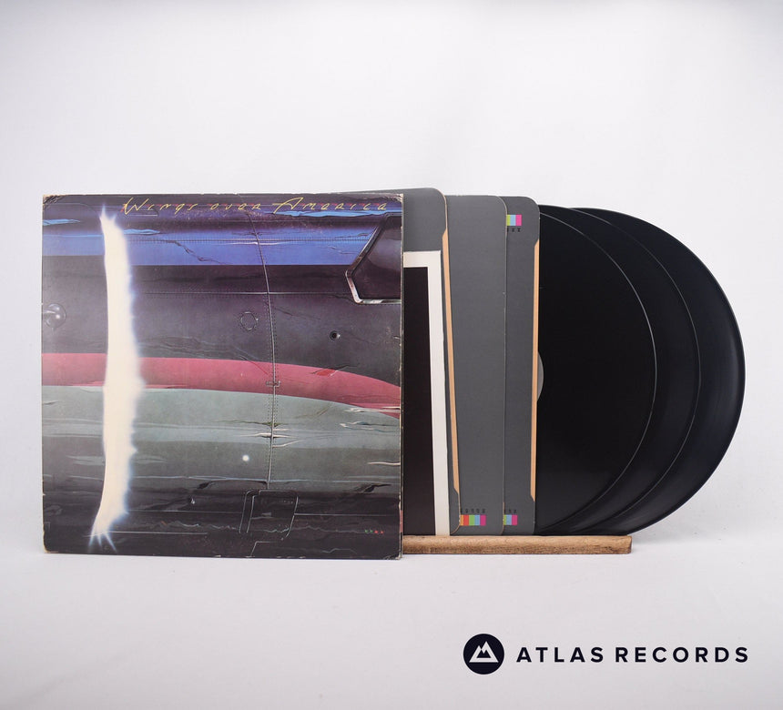 Wings Wings Over America 3 x LP Vinyl Record - Front Cover & Record