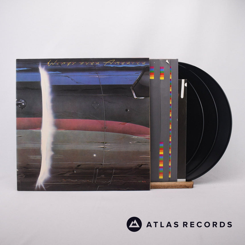 Wings Wings Over America 3 x LP Vinyl Record - Front Cover & Record
