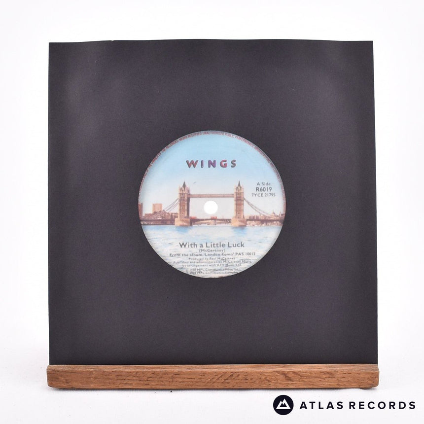Wings With A Little Luck 7" Vinyl Record - In Sleeve