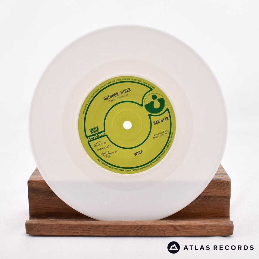 Wire - Outdoor Miner - White Limited Edition 7" Vinyl Record - VG+/EX