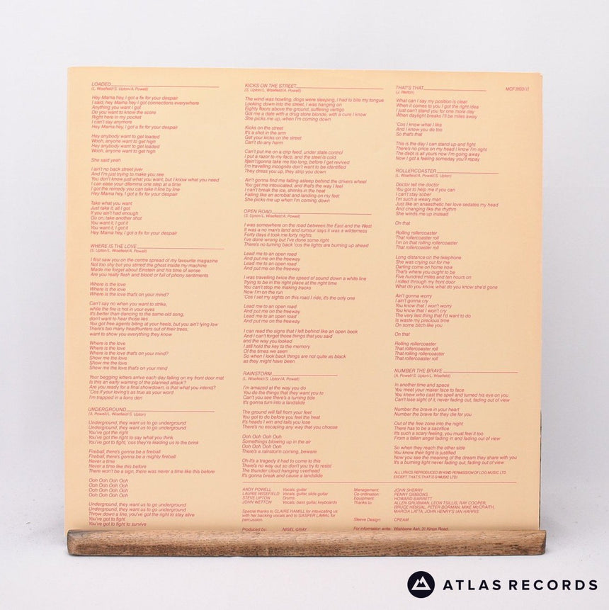 Wishbone Ash - Number The Brave - Strawberry A2 B1 LP Vinyl Record - EX/EX