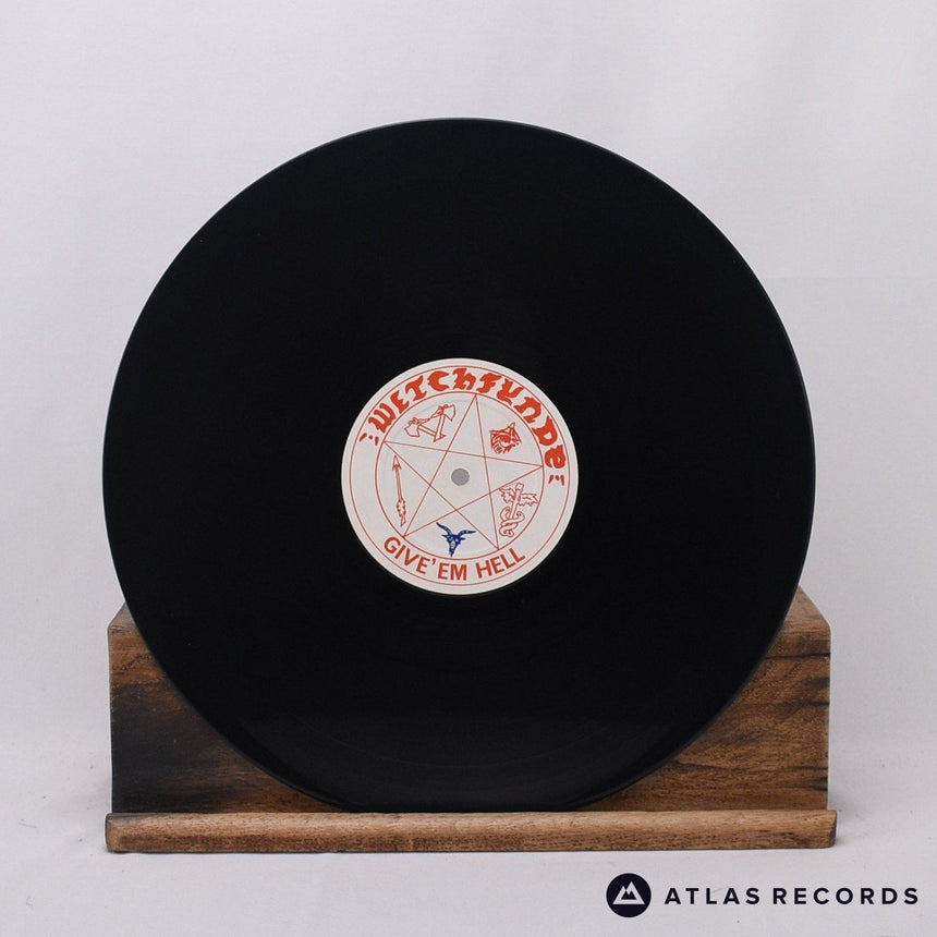 Witchfynde - Give 'Em Hell - LP Vinyl Record - VG+/VG+