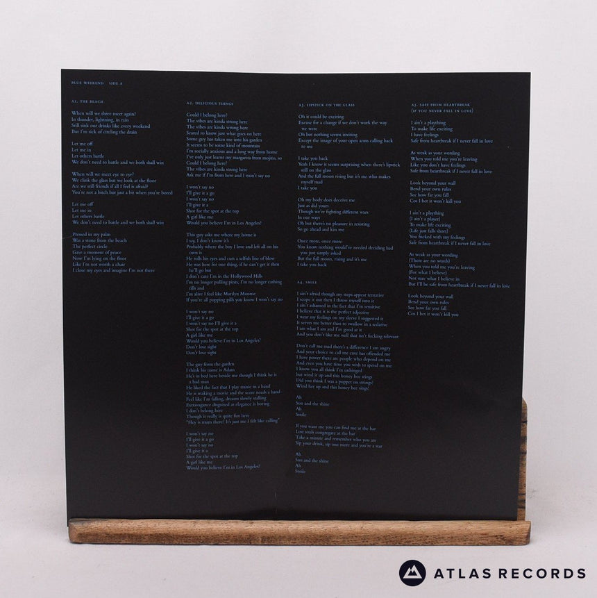 Wolf Alice - Blue Weekend - Lyric Sheet Gatefold LP Vinyl Record - EX/NM