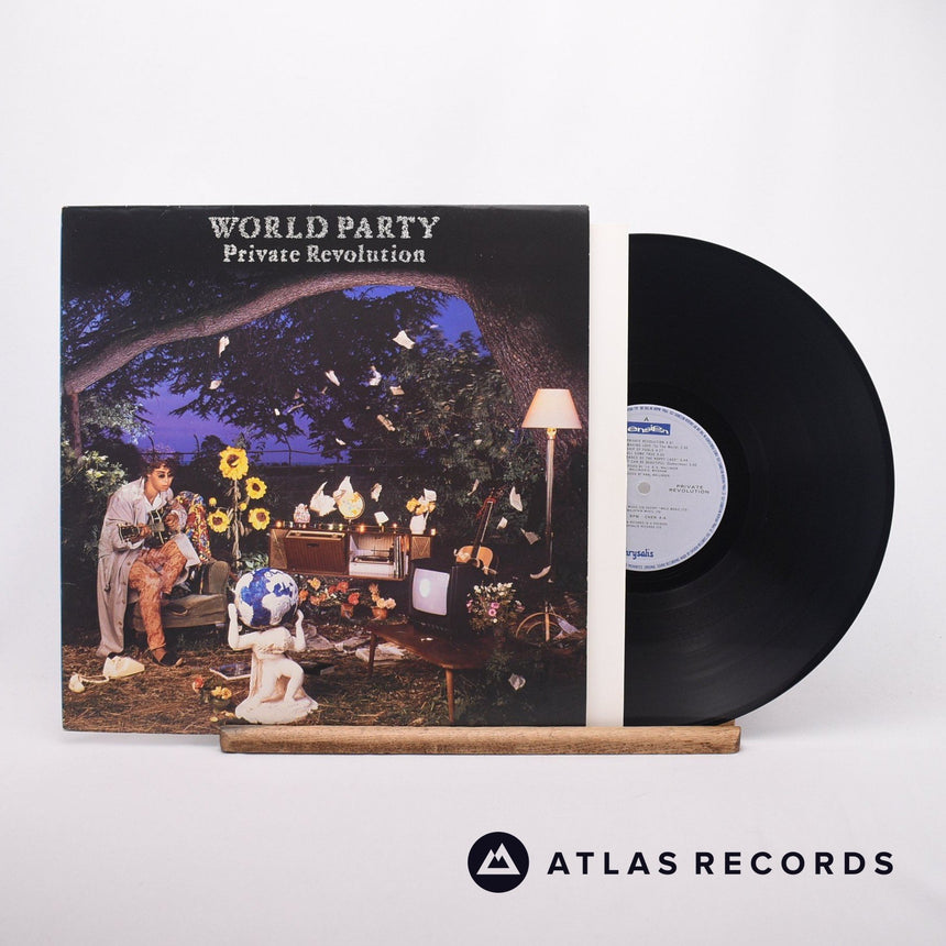 World Party Private Revolution LP Vinyl Record - Front Cover & Record