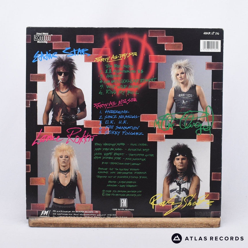 Wrathchild - The Biz Suxx (But We Don't Care) - Pink LP Vinyl Record - VG+/EX