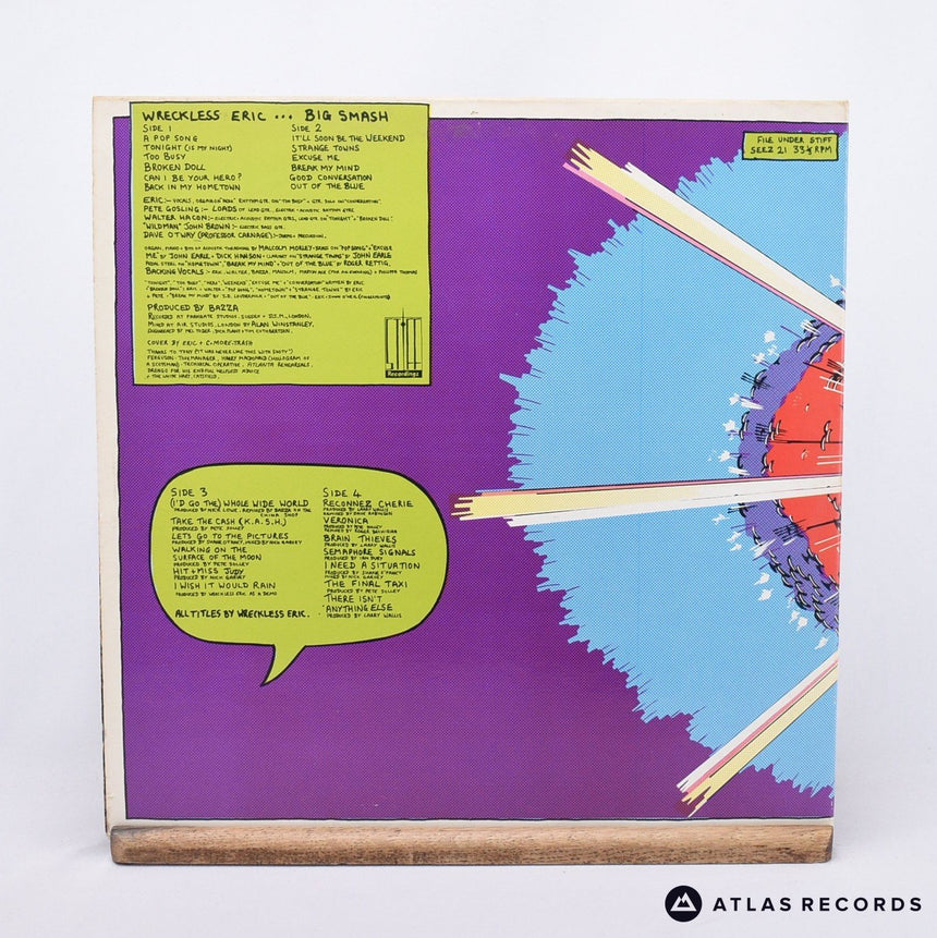 Wreckless Eric - Big Smash! - Gatefold 2 x LP Vinyl Record - VG+/EX