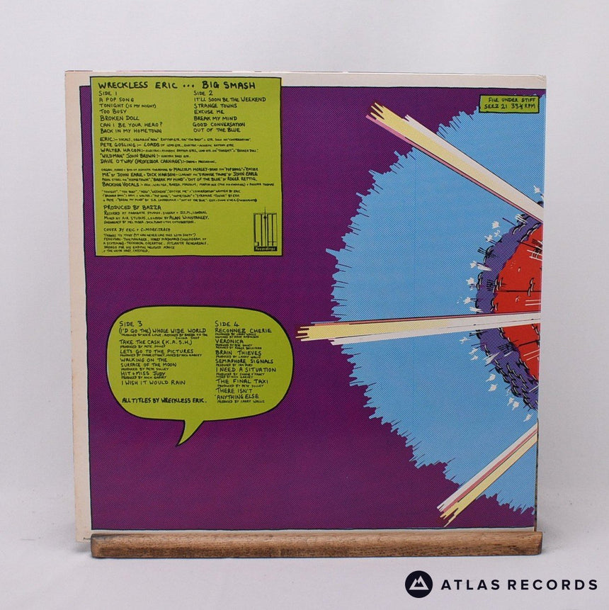 Wreckless Eric - Big Smash! - Gatefold 2 x LP Vinyl Record - EX/EX