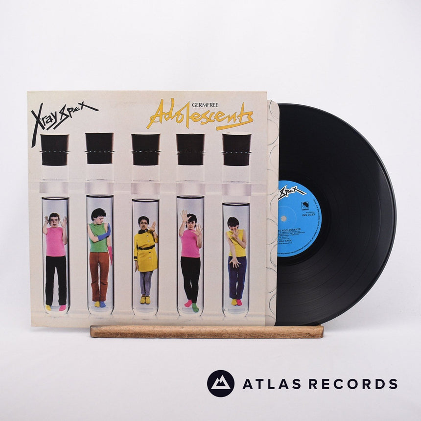 X-Ray Spex Germfree Adolescents LP Vinyl Record - Front Cover & Record